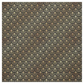 Art Deco Abstract Geometric Black en Gold Stof (Swatch)