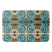 Art Deco Abstract Oogpatroon Badmat (Voorkant)