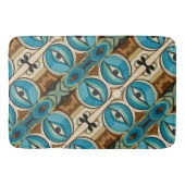 Art Deco Abstract Oogpatroon Badmat (Voorkant)