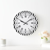 Art Deco Abstract/Wenen Geometrische afscheiding Grote Klok (Huis)