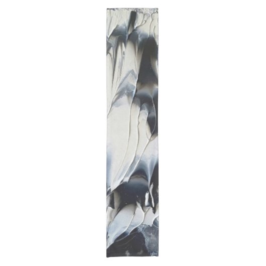 Art Deco Abstracte Art Table Runner Korte Tafelloper (Voorkant)