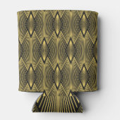 Art Deco, abstracte, geometrische achtergrond. Blikjeskoeler (Achterkant)