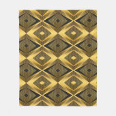 Art Deco: Abstracte geometrische achtergrond Fleece Deken (Voorkant)