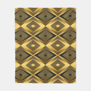 Art Deco: Abstracte geometrische achtergrond Fleece Deken