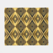 Art Deco: Abstracte geometrische achtergrond Fleece Deken (Voorkant (Horizontaal))