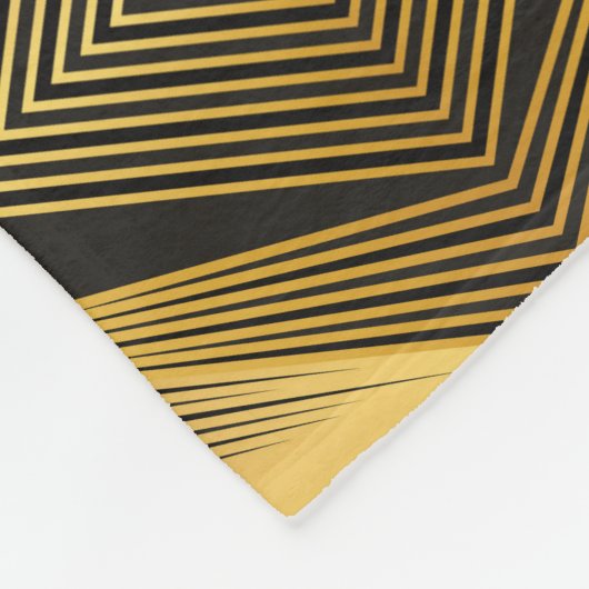 Art Deco: Abstracte geometrische achtergrond Fleece Deken (Hoek)