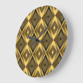 Art Deco: Abstracte geometrische achtergrond Grote Klok (Hoek)