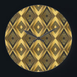 Art Deco: Abstracte geometrische achtergrond Grote Klok<br><div class="desc">Abstracte geometrische achtergrond.Art Deco. Duik in abstracte geometrische schoonheid met een Art Deco touch. Dompel jezelf onder in een abstract geometrisch wonderland - een Art Deco-symfonie van lijnen en vormen die danst met moderne allure. patroon, achtergrond, abstract, textuur, illustratie, wit, lijn, blauw, geometrisch, kleurrijk, modern, driehoek, vorm, futuristisch, decoratie, veelhoek,...</div>