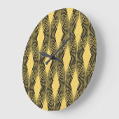 Art Deco Abstracte geometrische achtergrond Grote Klok (Hoek)