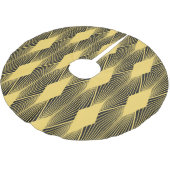 Art Deco Abstracte geometrische achtergrond Kerstboom Rok (Gekanteld)