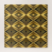 Art Deco: Abstracte geometrische achtergrond Legpuzzel (Horizontaal)