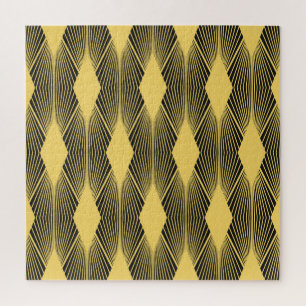 Art Deco Abstracte geometrische achtergrond Legpuzzel