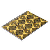 Art Deco: Abstracte geometrische achtergrond Notitieboek (Linkerzijde)
