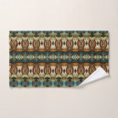 Art Deco Abstracte kussen Bad Handdoek (Handdoek)