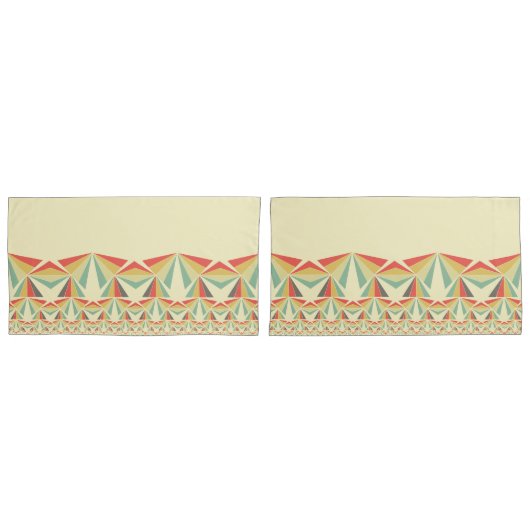 Art Deco Abstracte  piramiden Kussensloop (Voorkant-Set)