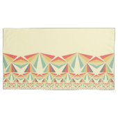 Art Deco Abstracte  piramiden Kussensloop (Voorkant-Links)