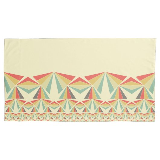 Art Deco Abstracte  piramiden Kussensloop (Voorkant-Links)