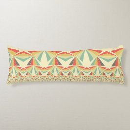 Art Deco Abstracte piramiden Lichaamskussen