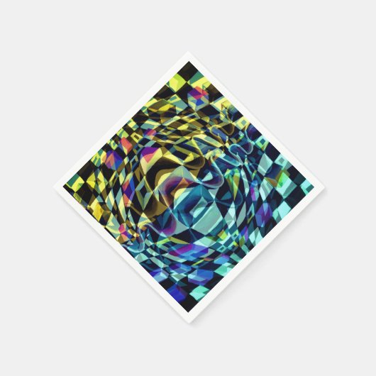 Art Deco - Abstracte verspreiding Servet (Hoek)