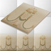  Art Deco Acanthus & Vine Frieze Tegeltje