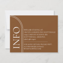 Art Deco Accents Wedding Enclosure Cards