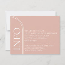 Art Deco Accents Wedding Enclosure Cards