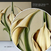 Art Deco-achtige Wall Decor Art Nouveau Tegeltje