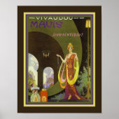 Art Deco Ad 1920 voor Mavis Perfume Poster (Voorkant)