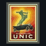 Art Deco Ad for Unic Automobiles 16 x 20 Poster<br><div class="desc">Uniek Art Deco en Poster voor Unic Automobiles. Maatregelen van de poster 16 x 20</div>
