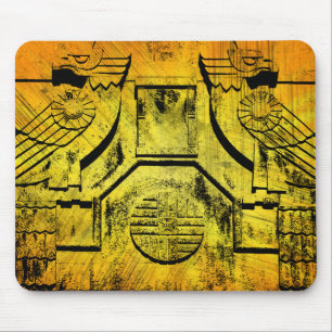 Art Deco Adelaar Steen Beeld Muismat