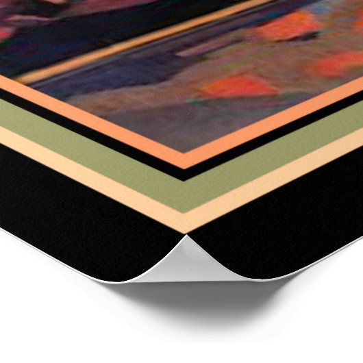 Art Deco Afdrukken door A. M. Hopfmuller 16 x 20 Poster (Hoek)