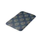 Art Deco Alabere | Midnight Blue Kroonboog Badmat (Gekanteld)