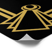 Art Deco Alles wat je nodig hebt is LOVE en een cu Poster (Hoek)