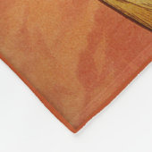 Art Deco, Alphonse Mucha,  kunst Fleece Deken (Hoek)