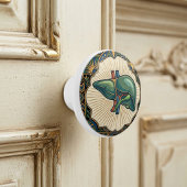 Art Deco Anatomische Lever Keramische Knop