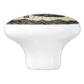 Art Deco Anatomische Nier Nefrologie Keramische Knop (Zijkant)