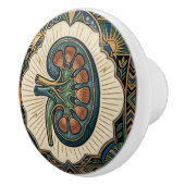 Art Deco Anatomische Nier Nefrologie Keramische Knop (Rechts)