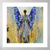 art deco angel poster (Voorkant)