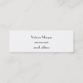 Art Deco Angles Monogram Calling Card Contactkaartje (Achterkant)