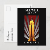 Art Deco ansichtkaart Empire State Building aanpas Briefkaart (Voorkant / Achterkant)