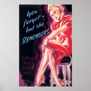 Art Deco Anti-Rumor Propaganda Poster