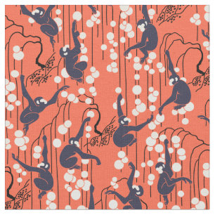 Art Deco-apen (oorspronkelijke kleuren) Stof