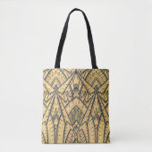 Art Deco Architecturale Geometrische Tote Bag (Voorkant)