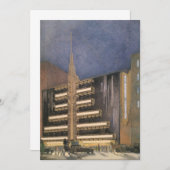 Art Deco Architecture, Building in NYC (Voorkant / Achterkant)