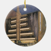  Art Deco Architecture, Building in NYC Keramisch Ornament (Achterkant)