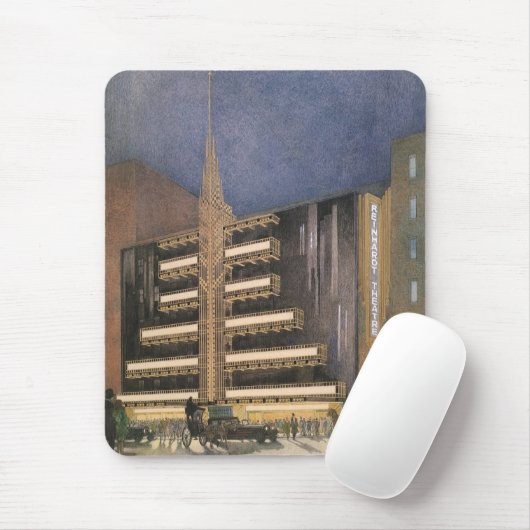 Art Deco Architecture, Building in NYC Muismat (Met muis)