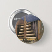 Art Deco Architecture, Building in NYC Ronde Button 5,7 Cm (Voorkant /achterkant)