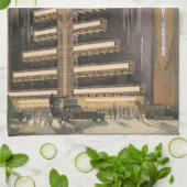  Art Deco Architecture, Building in NYC Theedoek (Gevouwen)