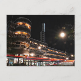 Art Deco Architectuur Esthetiek Indonesië Reizen Briefkaart
