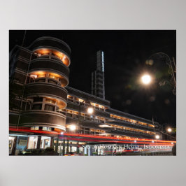 Art Deco Architectuur Esthetiek Indonesië Reizen Poster